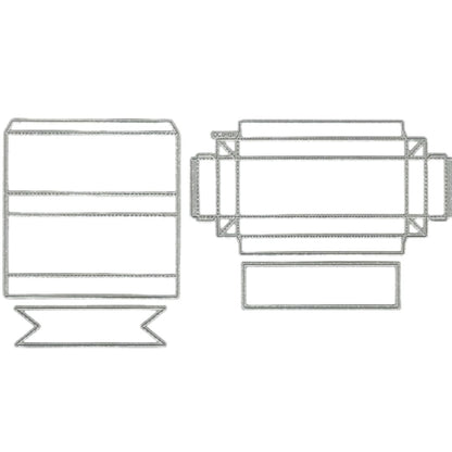 Suaje de Corte de Cajita Rectangular / Rectangle Box Dados de Corte / Suajes / Troqueles LifeStyle Crafts
