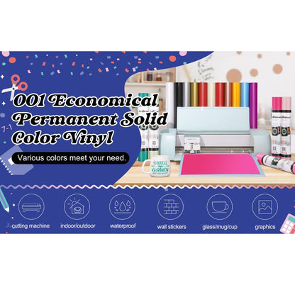 Economical Basic Color Sheets Pack / Paquete Básico con 16 Hojas de Vinil Viniles Teckwrap