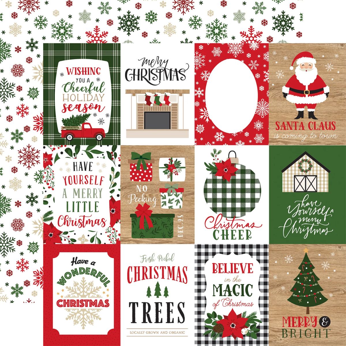 Jingle All The Way Collection Kit 12" / Colección Navidad Descontinuado Echo Park