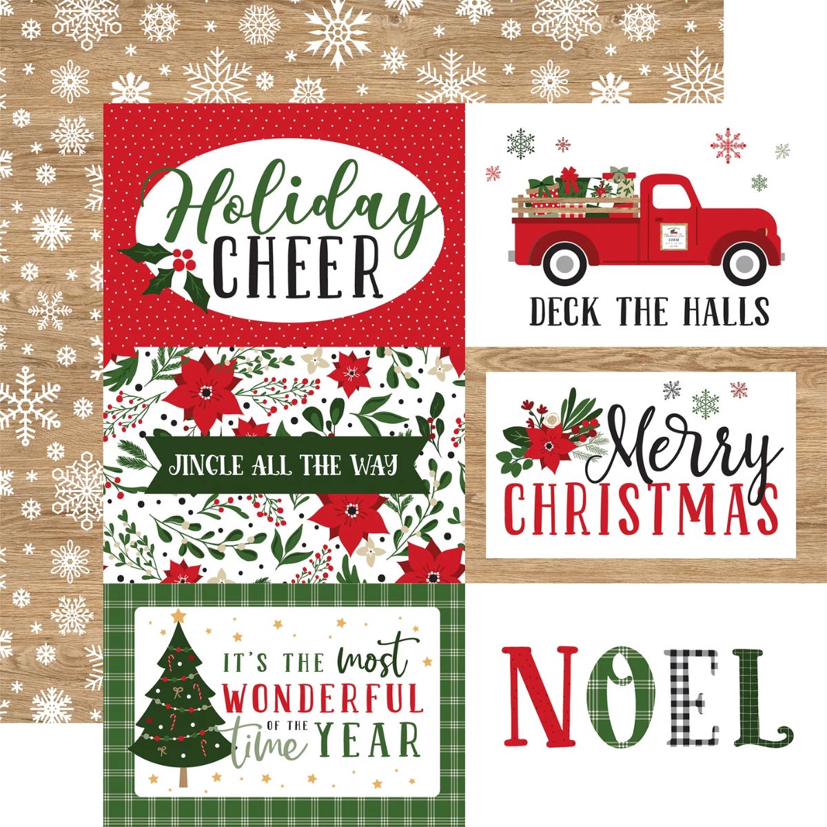 Jingle All The Way Collection Kit 12" / Colección Navidad Descontinuado Echo Park