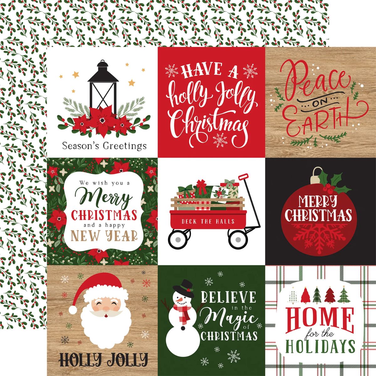 Jingle All The Way Collection Kit 12" / Colección Navidad Descontinuado Echo Park