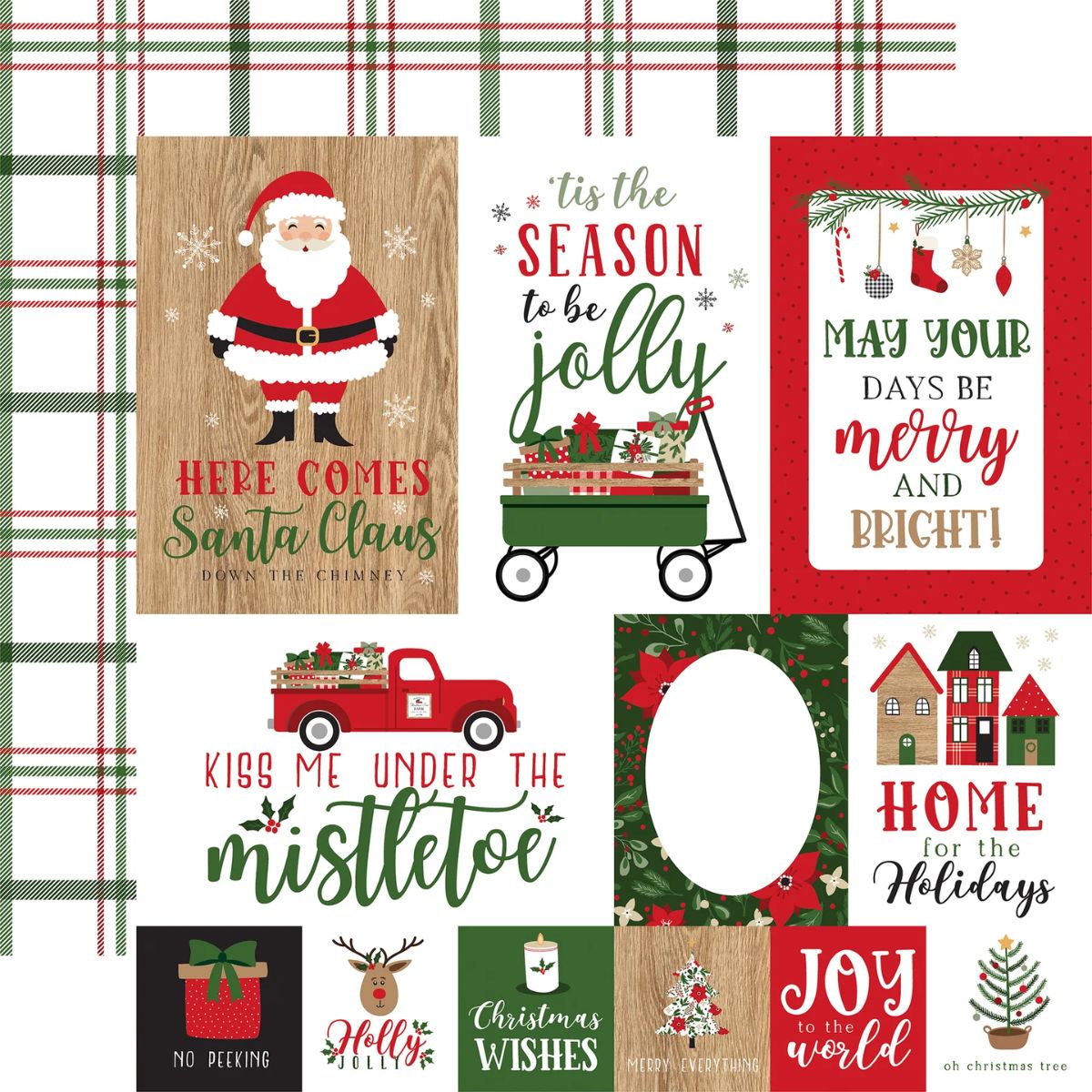 Jingle All The Way Collection Kit 12" / Colección Navidad Descontinuado Echo Park