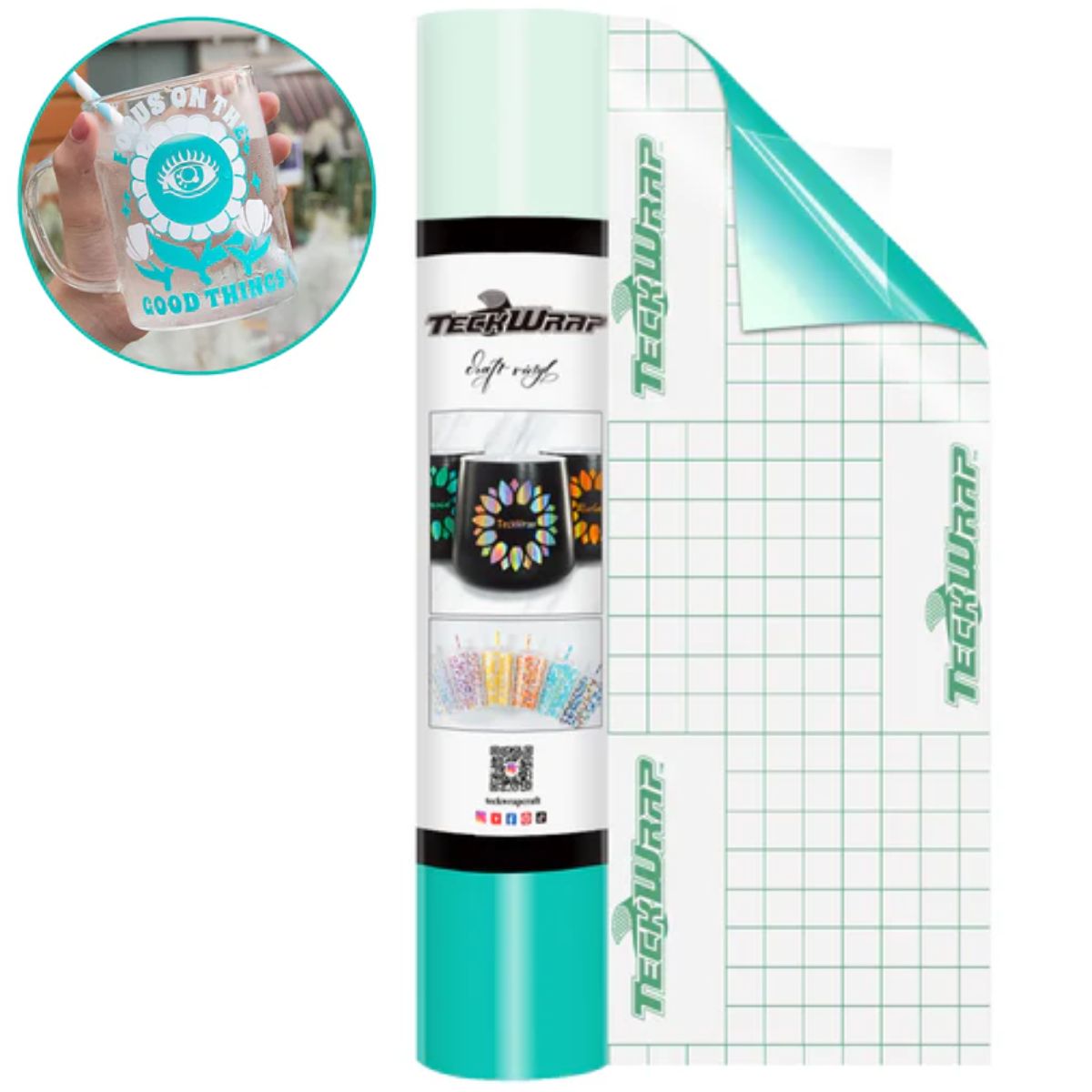 Tiffany Cold Color Changing / Vinil Adhesivo Cambia de Color con Frío Menta Viniles Teckwrap