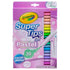 Washable Super Tips Markers Pastels / 20 Marcadores Lavables Colores Pastel Marcadores & Plumones Crayola