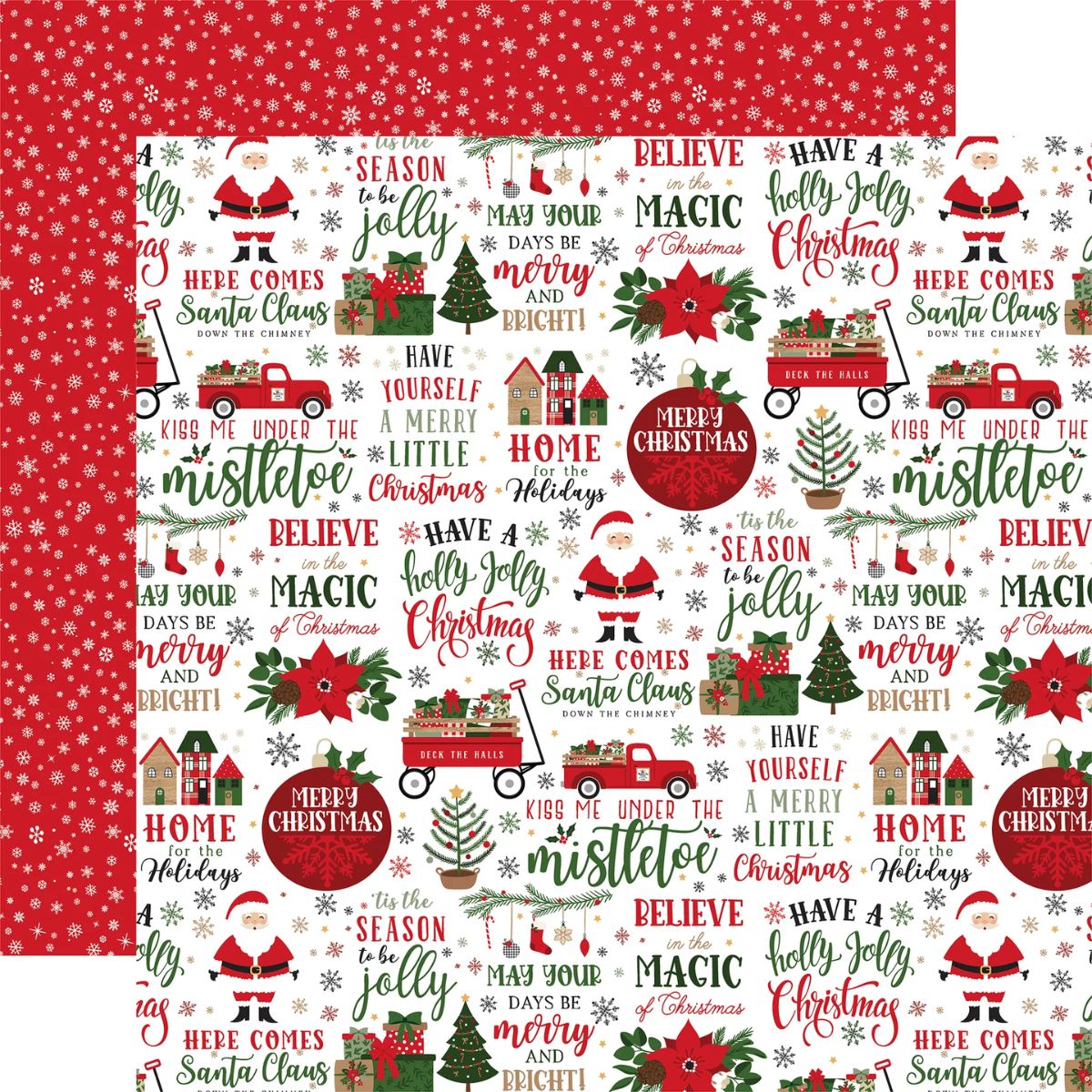 Jingle All The Way Collection Kit 12" / Colección Navidad Descontinuado Echo Park