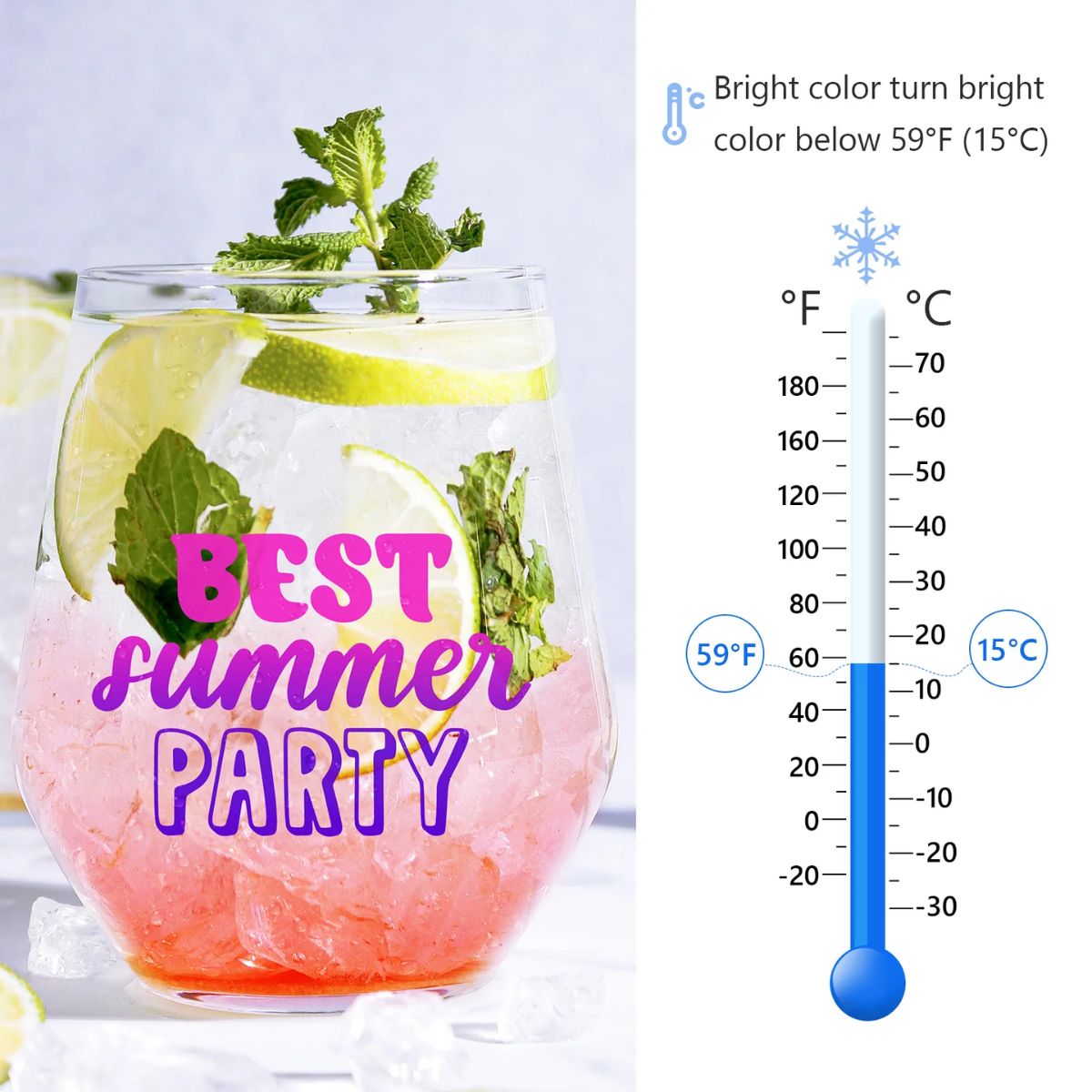 Neon Aqua-Dark Green Cold Color Changing / Vinil Adhesivo Neón Cambia Color con Frío Aqua a Verde Oscuro Viniles Teckwrap