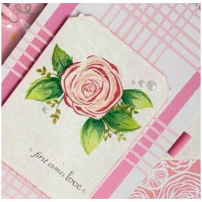 First Come Love Stamp / Sello de Goma "Primero Llega el Amor" Estampas American Crafts