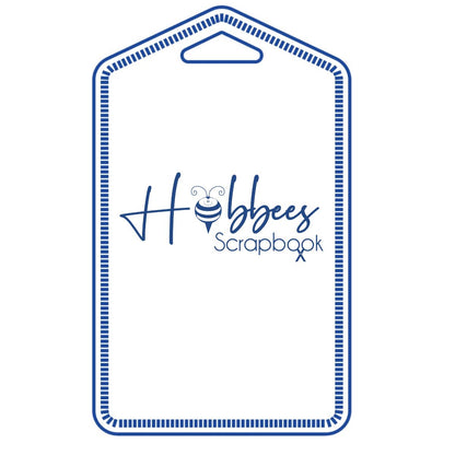 Suaje de Etiqueta de Regalo con Borde Decorativo Dados de Corte / Suajes / Troqueles Hobbees