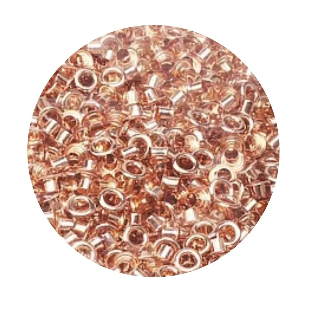 Ojillos Color Oro Rosa y Arandelas Adornos / Embellishments Hobbees