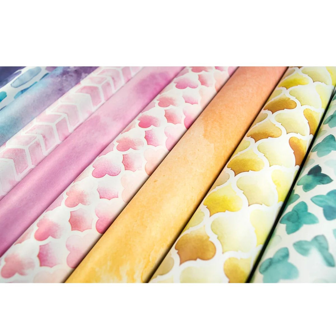 Watercolours Paper Pack / Block Papel Doble Cara Acuarelas 12&quot; Papel Craft Consortium