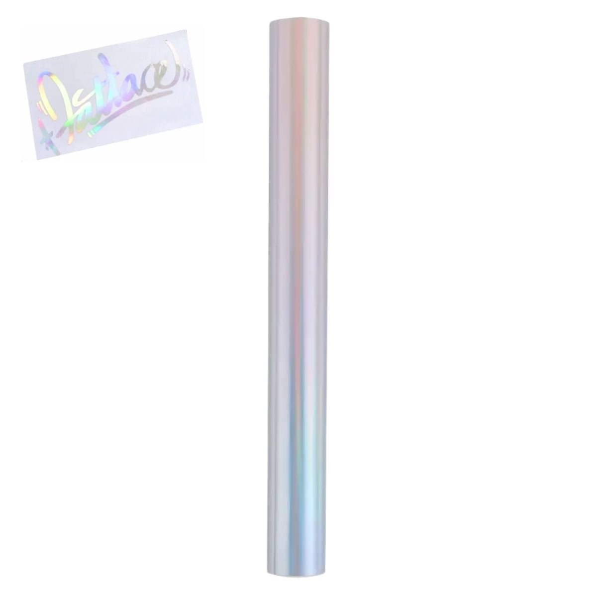 Rollo de Foil para Tinta Toner Plata Holográfica Foil Hobbees