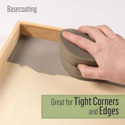 Folkart Foam Base Coating Sponge / Esponja para Aplicar Pintura Pinceles y Brochas Plaid