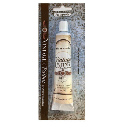 Rust Vintage Patina / Pátina Óxido Antigüo Medios Mixtos y Pastas Texturizadoras Stamperia