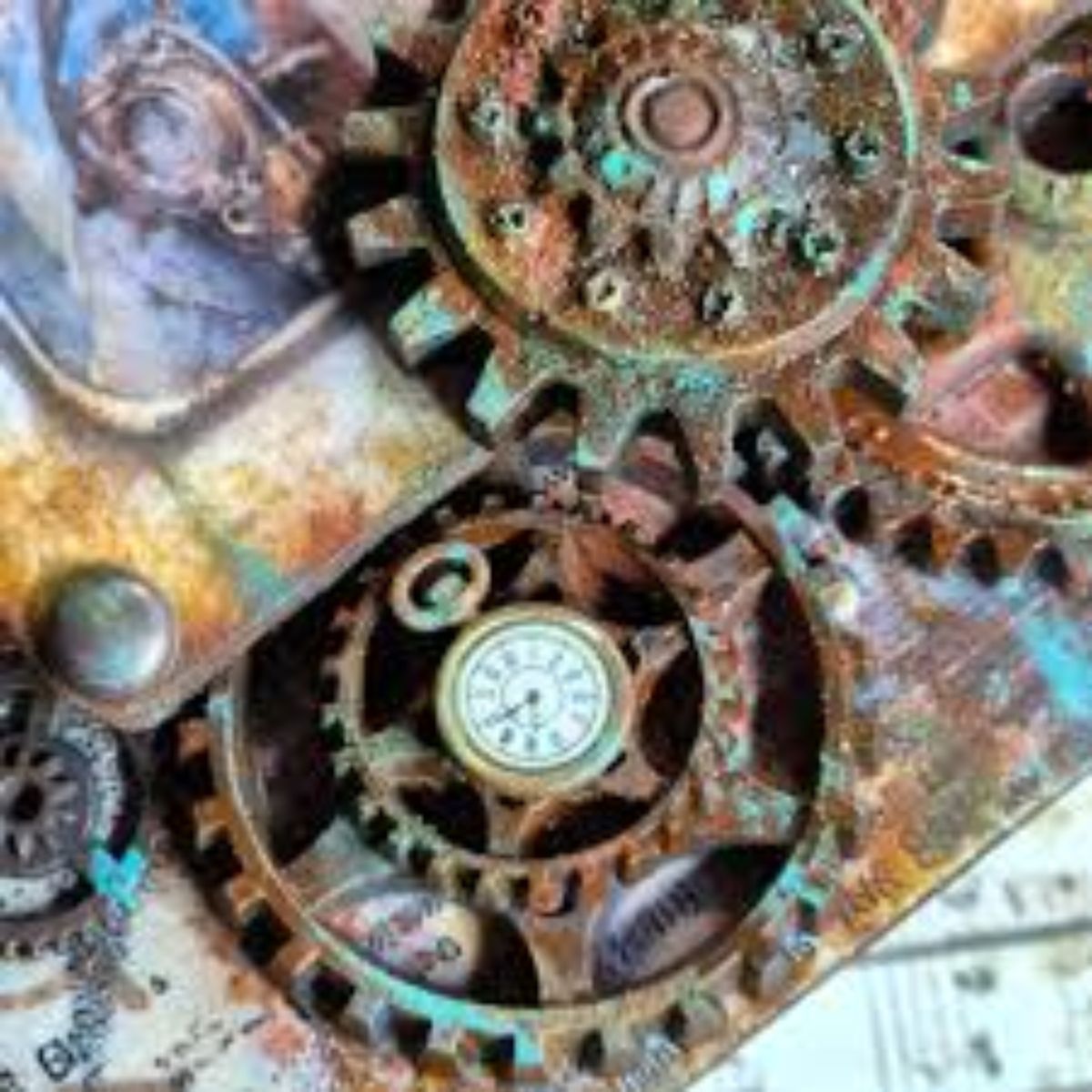 Rust Vintage Patina / Pátina Óxido Antigüo Medios Mixtos y Pastas Texturizadoras Stamperia