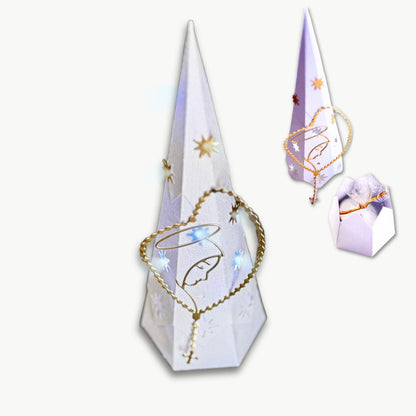 Suaje Para Hacer Cajitas de Abetos Hexagonales Dados de Corte / Suajes / Troqueles Hobbees