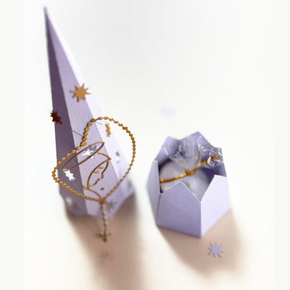 Suaje Para Hacer Cajitas de Abetos Hexagonales Dados de Corte / Suajes / Troqueles Hobbees