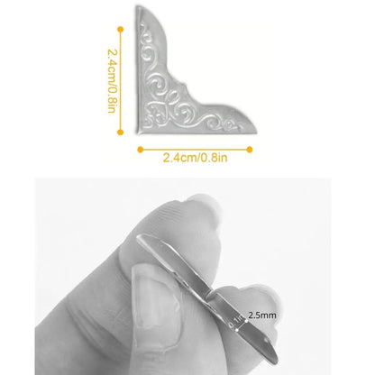 Protectores de Esquinas Plata 2.3cm Encuadernacion Hobbees