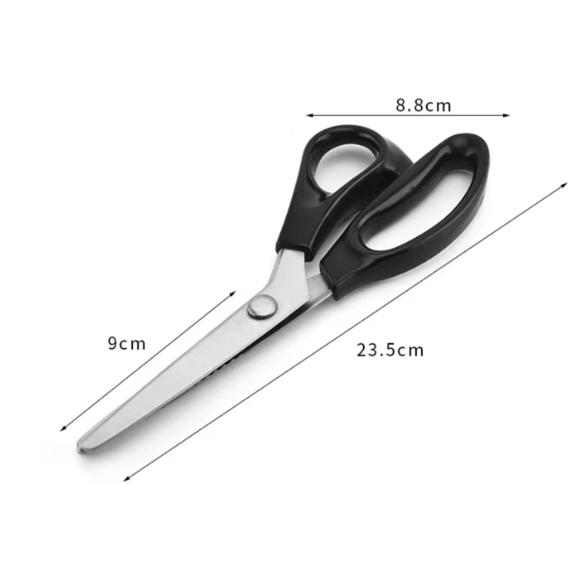 Hemline Silver Scallop Shears / Tijeras Para Tela Corte de Onditas Tijeras / Cutters Hobbees