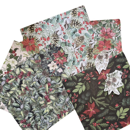 Holiday Evergreen Bough 6" / Block de Papel Navideño Papel DCWV