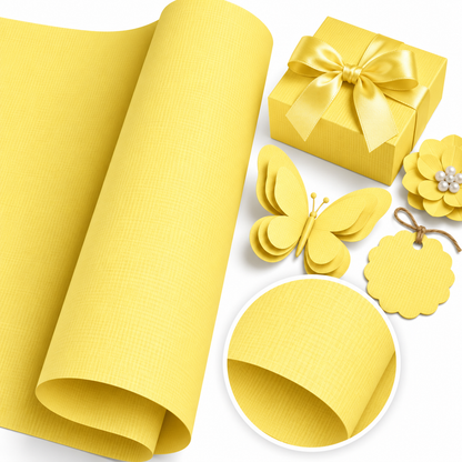 Cardstock Pastel Yellow / Cartulina Color Amarillo Pastel 30.5 cm