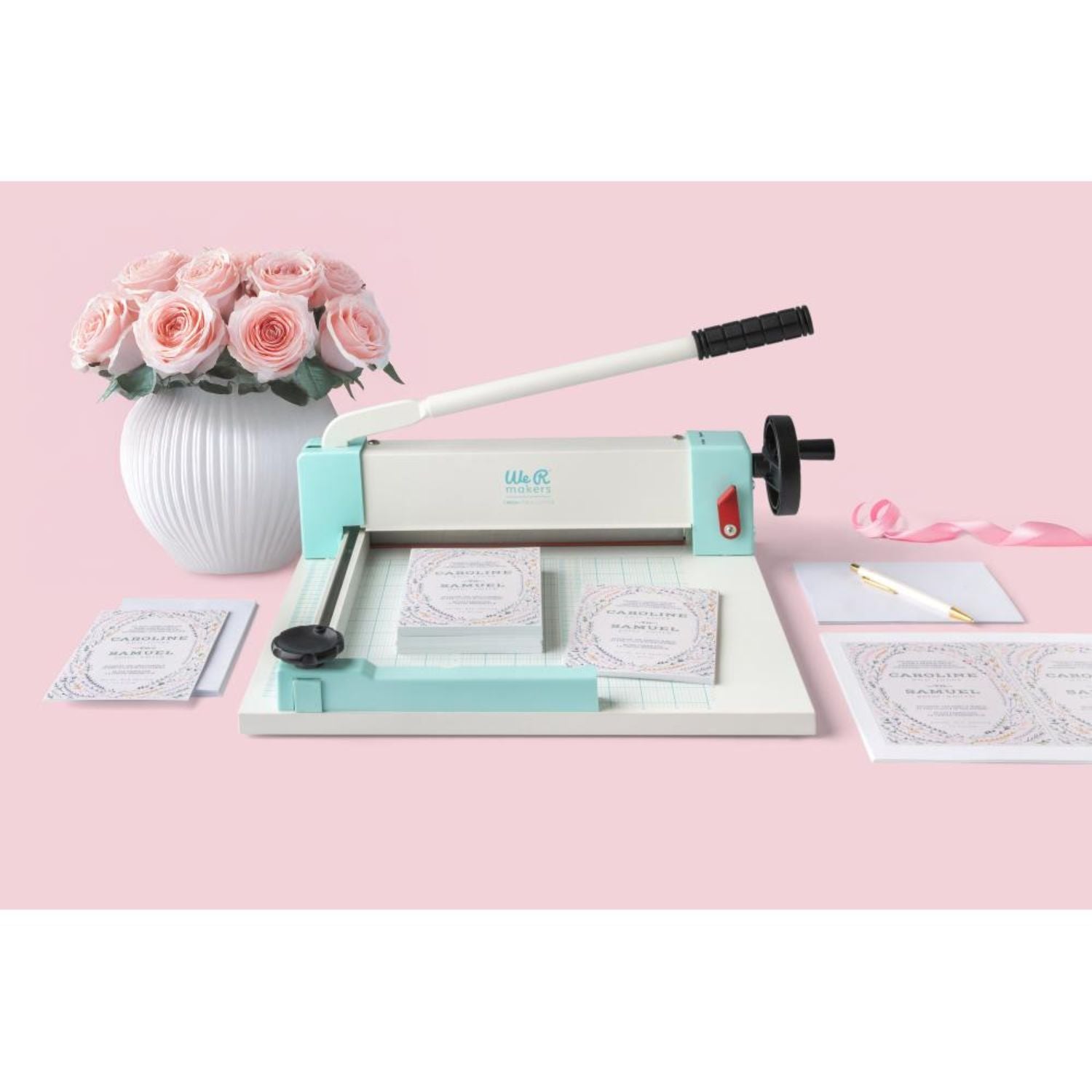 EA Cinch Stack Cutter / Guillotina para Cortes de Hasta 2.5cm de Grosor Cortadoras / Guillotinas We R Makers