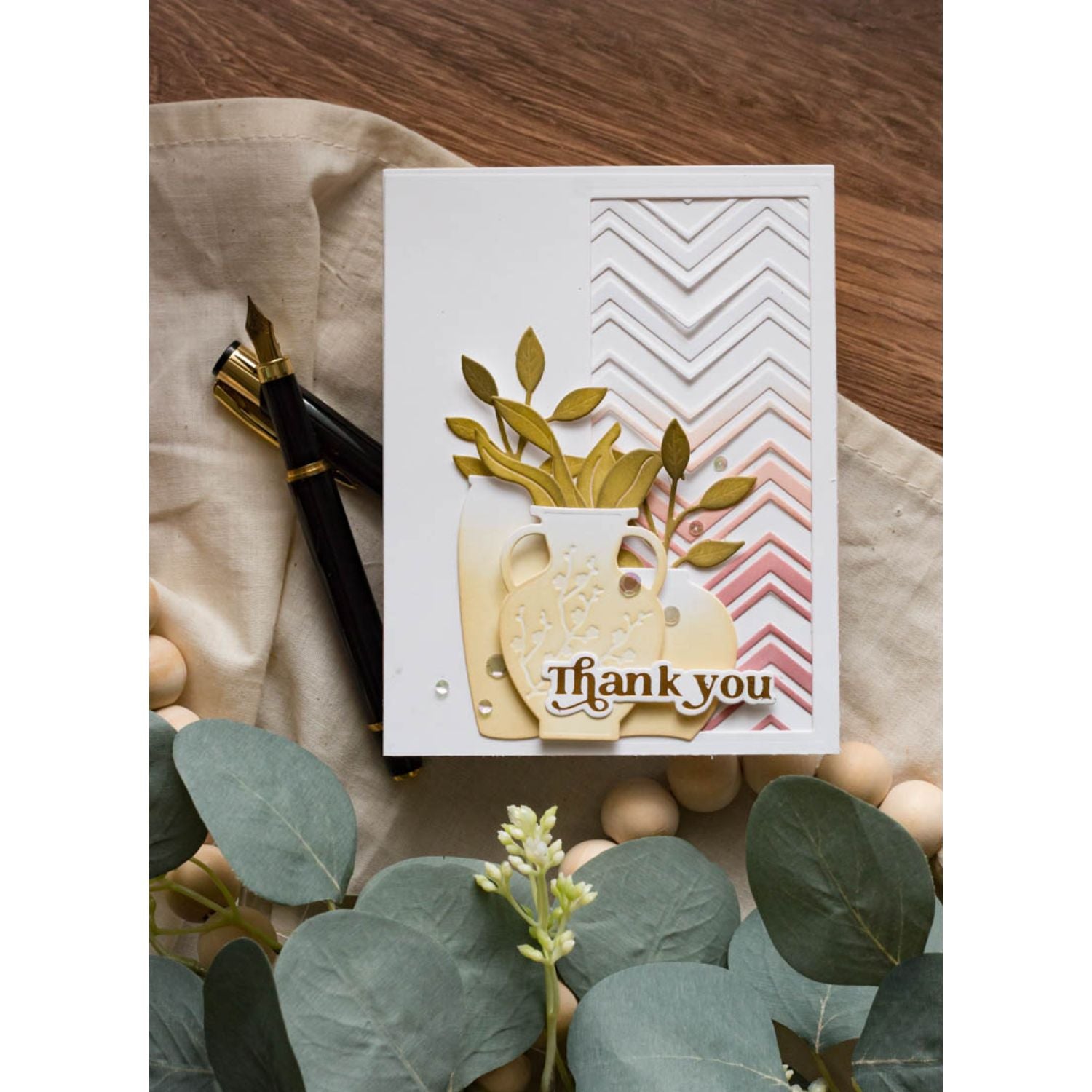 Zig Zag Chevron Cutting Dies / Suajes Grabados Óvalos En Zig Zag Dados de Corte / Suajes / Troqueles Spellbinders