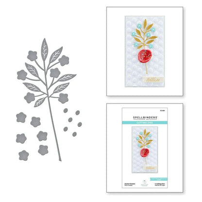 Sealed Flowers Cutting Dies / Suajes Grabados De Flores Selladas Dados de Corte / Suajes / Troqueles Spellbinders
