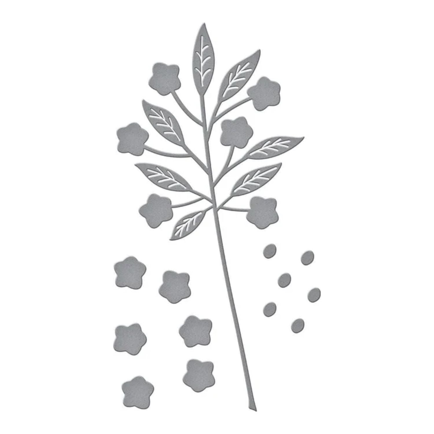 Sealed Flowers Cutting Dies / Suajes Grabados De Flores Selladas Dados de Corte / Suajes / Troqueles Spellbinders