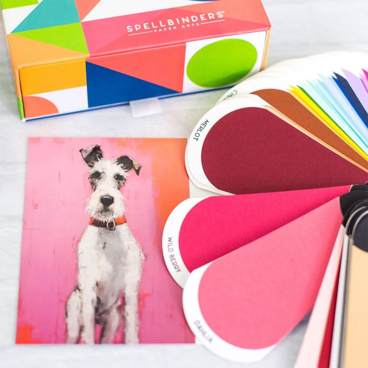 Color Swatch Petal Cutting Dies / Suajes Grabados Petalos De Muestra De Color Dados de Corte / Suajes / Troqueles Spellbinders