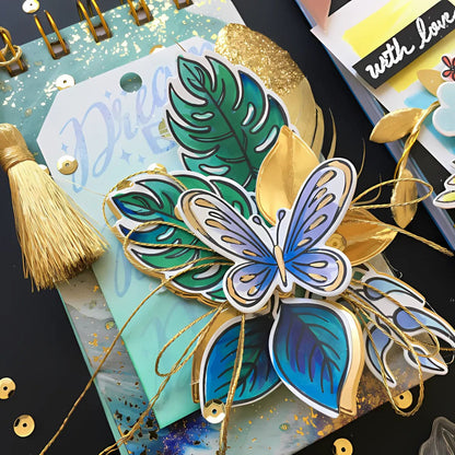 Hero Arts New Day Butterflies Clear Stamps / Sellos Transparentes Mariposas Del Nuevo Día Sellos Hero Arts