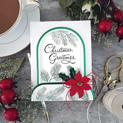 Evergreen Braches Press Plate / Placa De Prensa Ramas Perennes Accesorios para Suajadoras Spellbinders