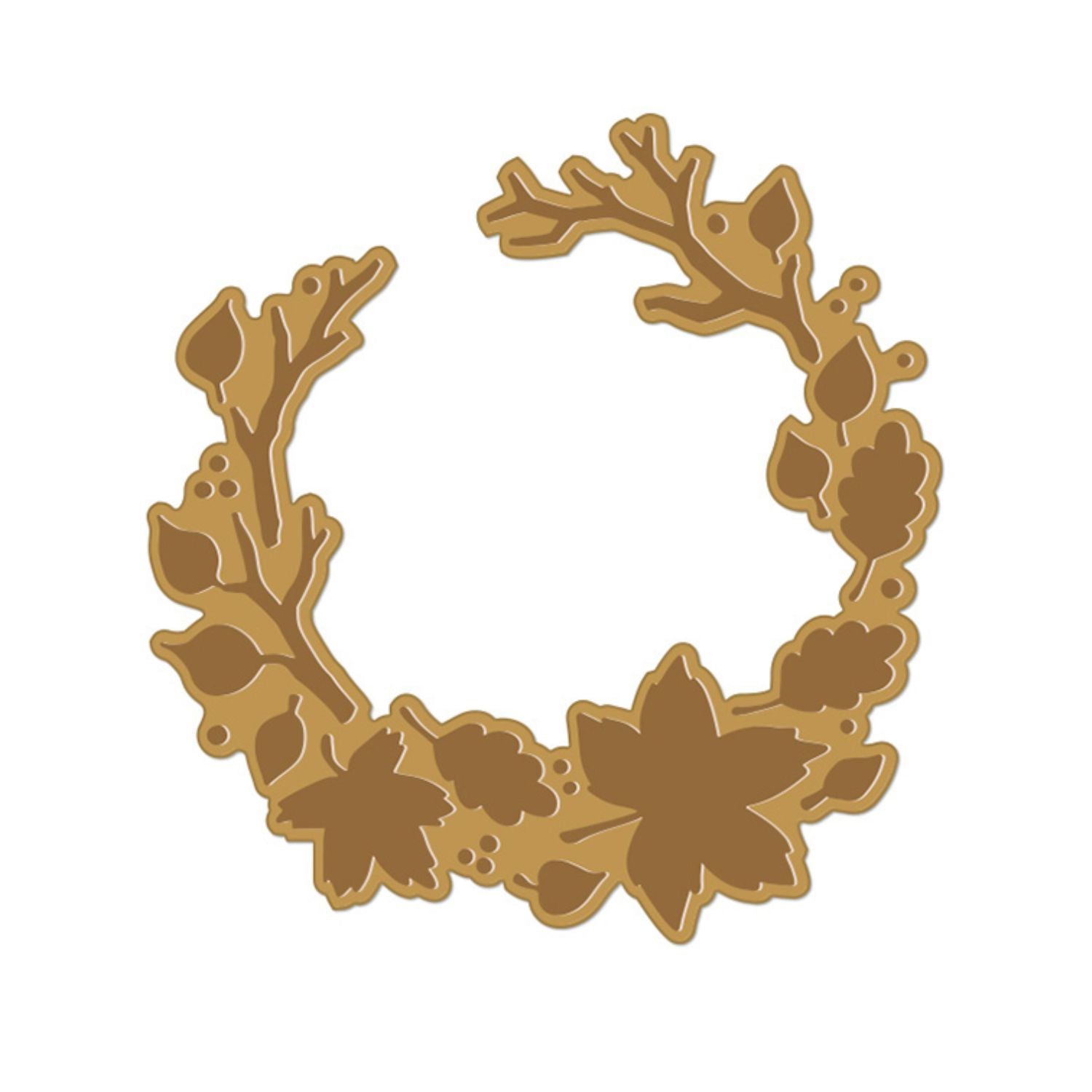 Leafy Branches Glimmer Hot Foil Plate / Placa para Estampado y Grabado Ramas Frondosas Dados de Corte / Suajes / Troqueles Hero Arts