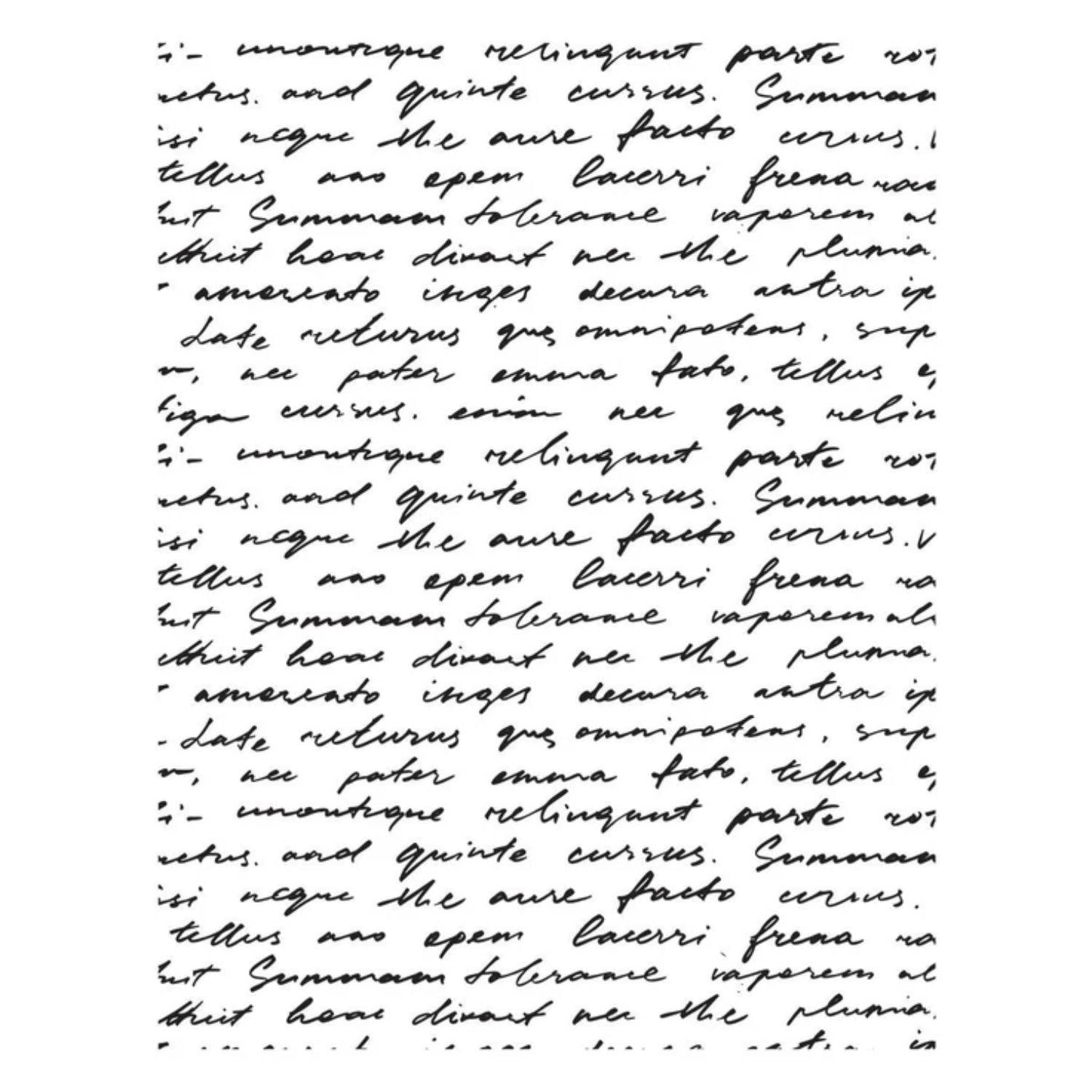 Script Text Press Plates / Placa para Estampado y Grabado Escritura Accesorios para Suajadoras Spellbinders