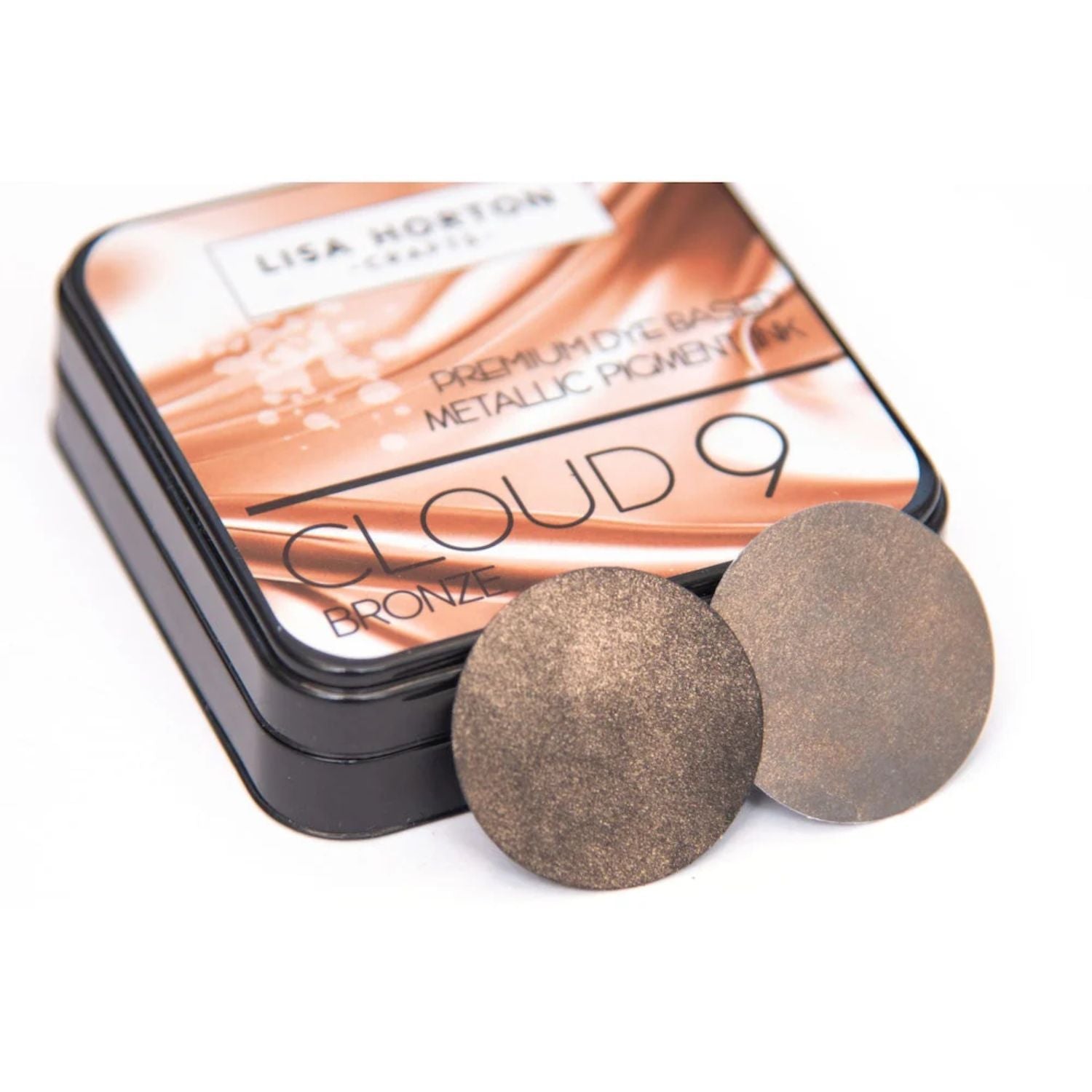 Metallic Pigment Ink Pad Bronze / Tinta Metálica Para Sellos Bronce Tinta para Sellos Lisa Horton Crafts