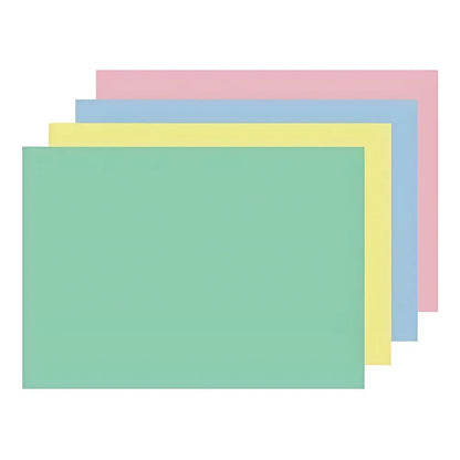 50 Hojas De Papel Arcoíris 1/2 Carta Para Encuadernar Encuadernacion Hobbees