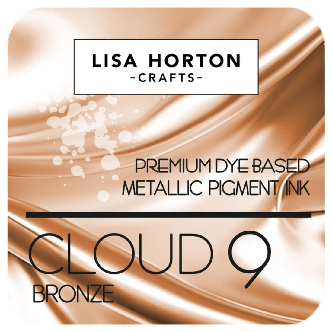 Metallic Pigment Ink Pad / Tinta Metálica Para Sellos Bronce Tinta para Sellos Lisa Horton Crafts