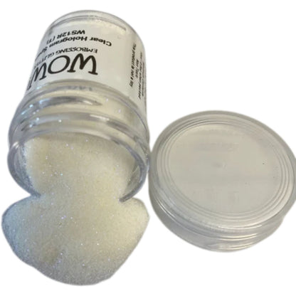 Clear Hologram Sparkle Embossing Powder / Polvo de Embossing Holográfico Polvos de Embossing Wow!