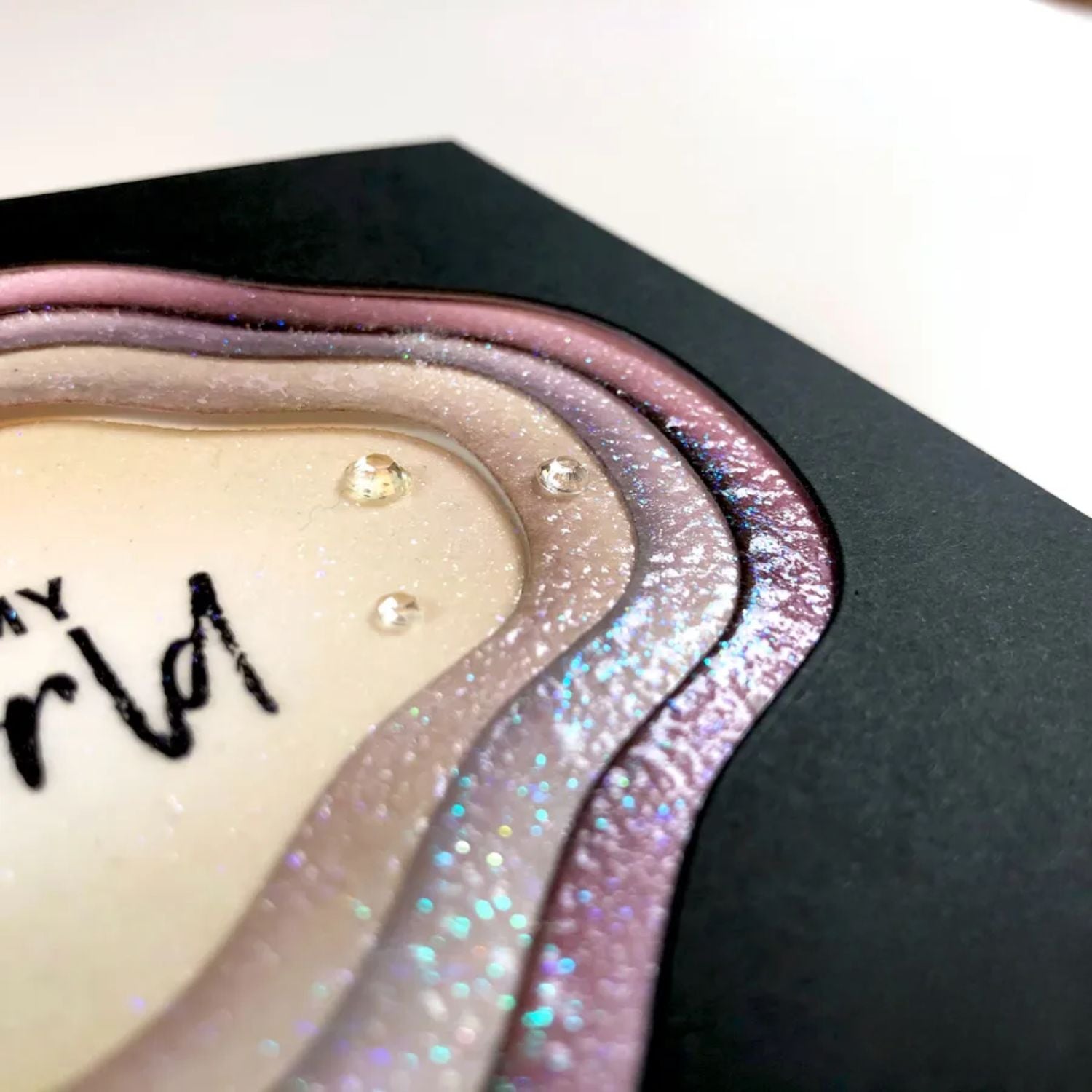 Clear Hologram Sparkle Embossing Powder / Polvo de Embossing Holográfico Polvos de Embossing Wow!