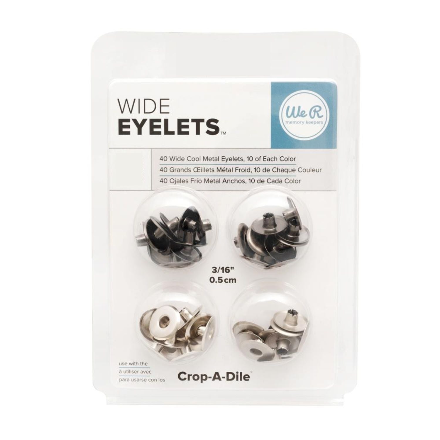 Wide Eyelets / Ojillos de Metal Adornos / Embellishments We R Memory Keepers