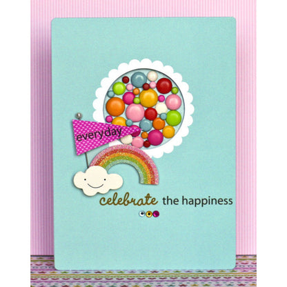 Mini Brads Primary Colors Adornos / Embellishments Doodlebug