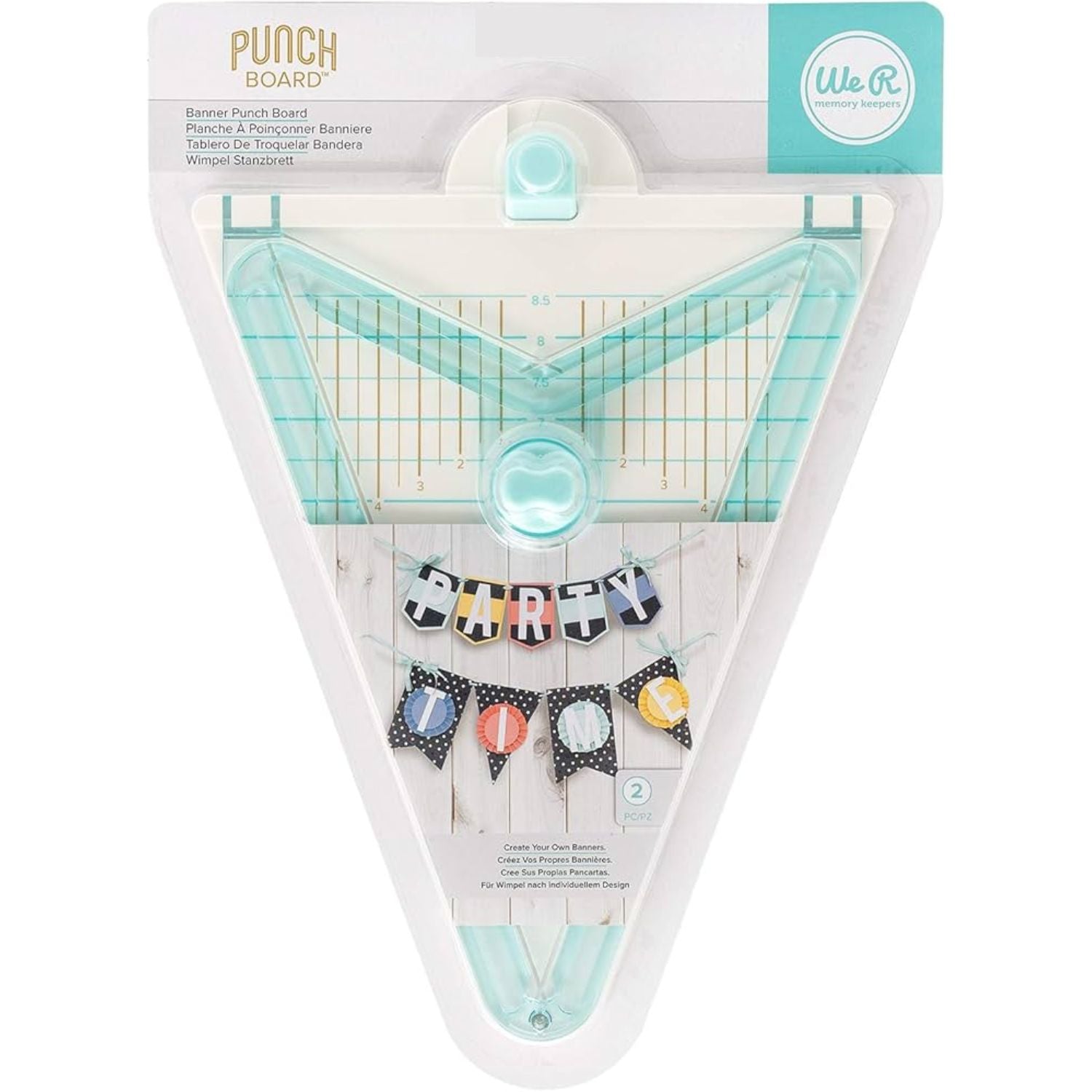 Banner Punch Board / Tabla Para Crear Banderines Herramientas We R Memory Keepers