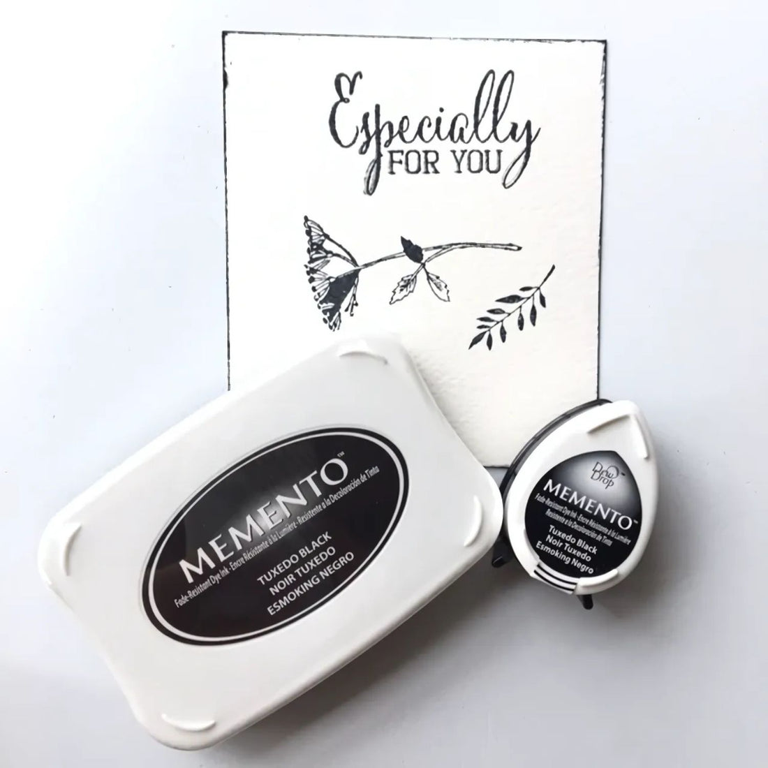 Tuxedo Black Memento Ink Refill / Relleno Memento Negro Tintas TSUKINEKO