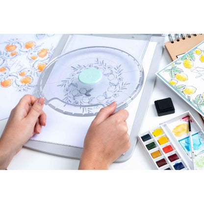 Stamp &amp; Spin Tool / Accesorio Para Plantillas Y Sellos Herramientas Sizzix