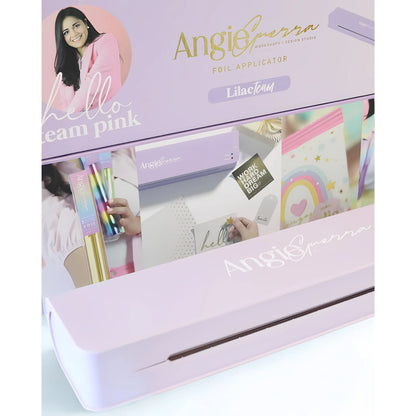 Laminadora para Foil Team Pink Color Lila Máquinas Angie Guerra