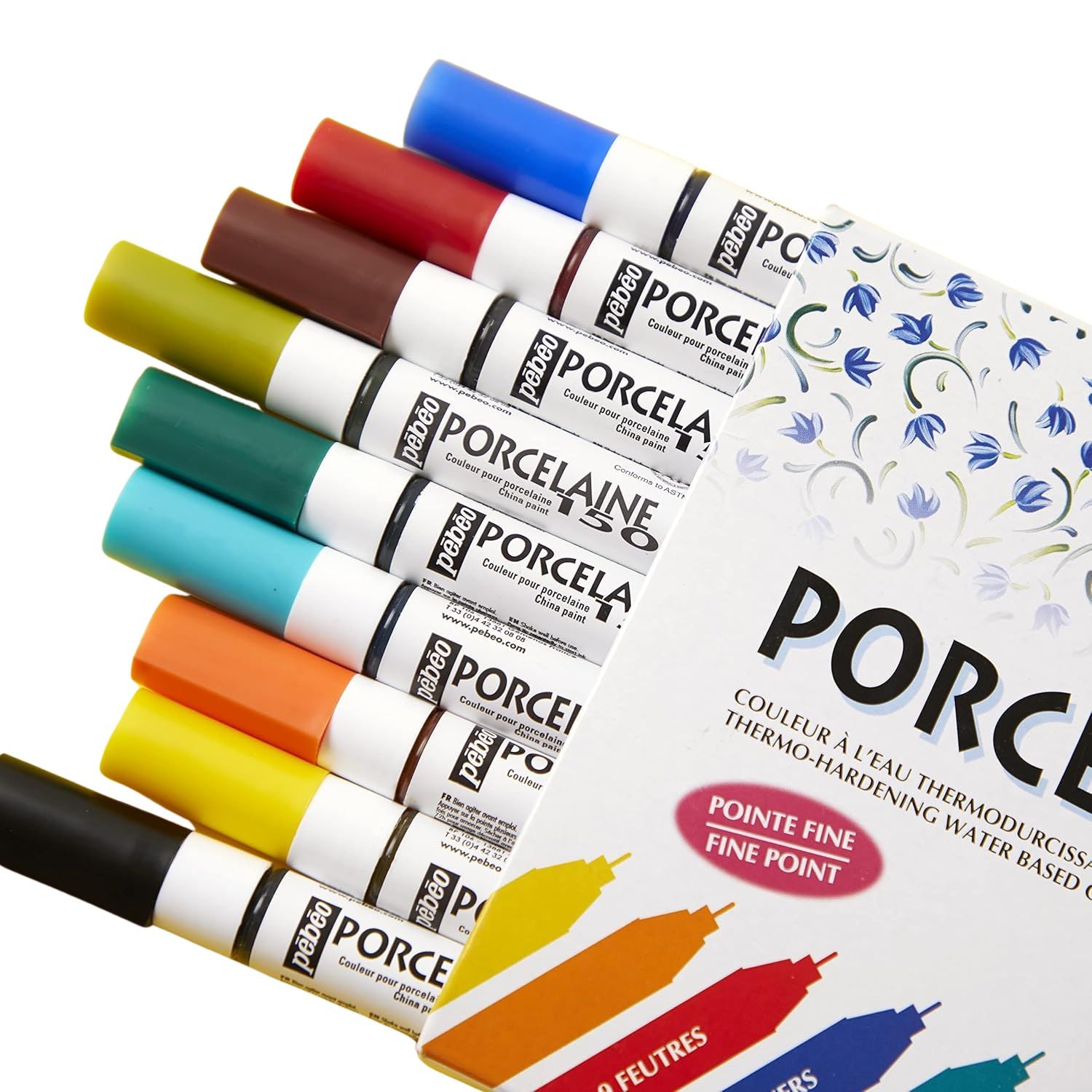 150 China Paint Marker Set / Marcadores para Cerámica Descontinuado Pebeo