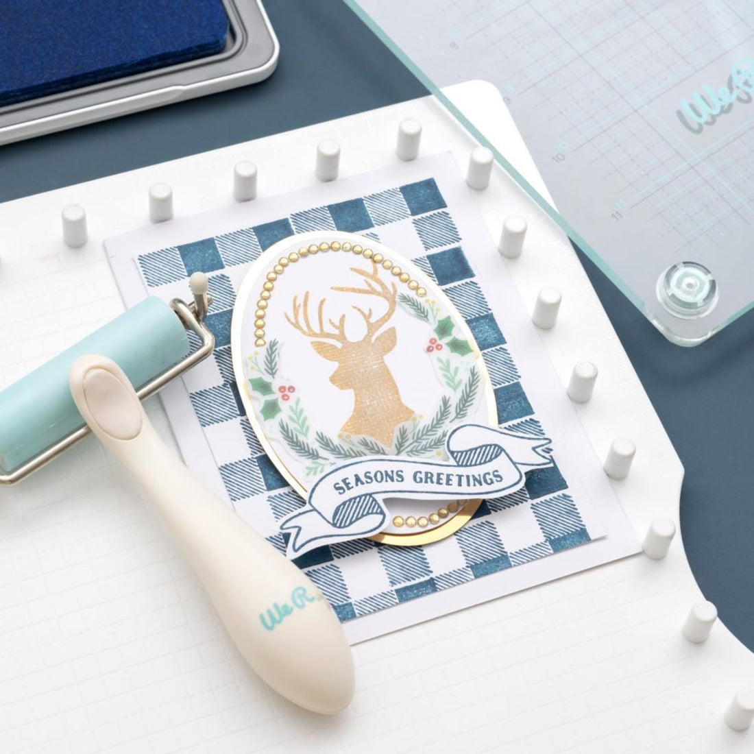 Precision Press 12 in / Base para sellos de Precisión Grande Herramientas We R Memory Keepers