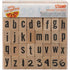Wooden Alphabet & Numbers Stamps / Set de Sellos de Letras y Números Sellos American Crafts