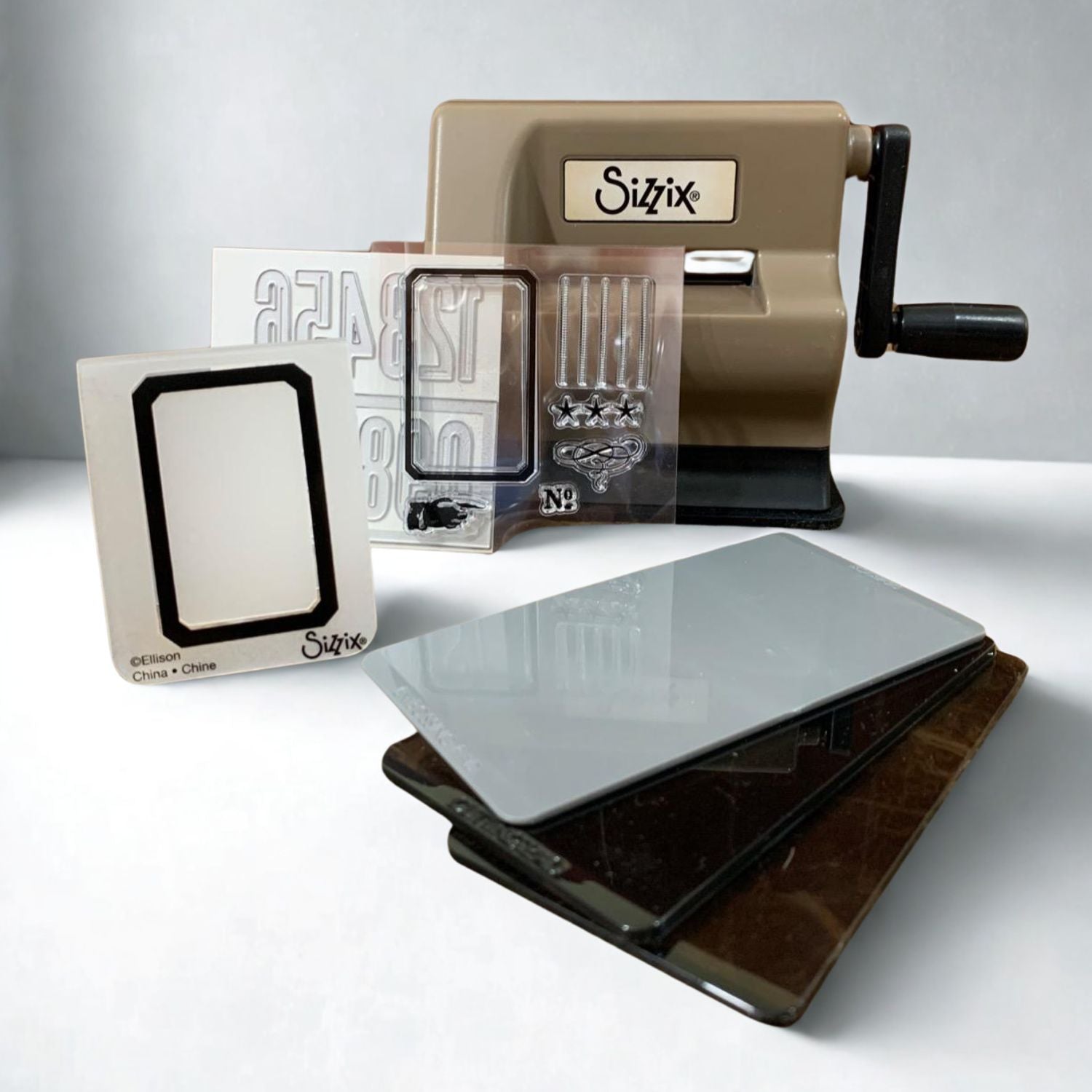 Lote De Troqueles De Corte Sizzix Medianos Color Amarillo - Para Máquinas Cuttlebug, Ideal Para Scrapbooking