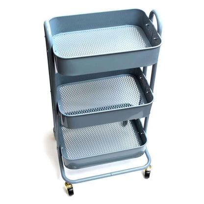 A La Cart Storage Cart Steel Blue / Carrito Organizador Azul Acero Almacenamiento y Organización We R Memory Keepers