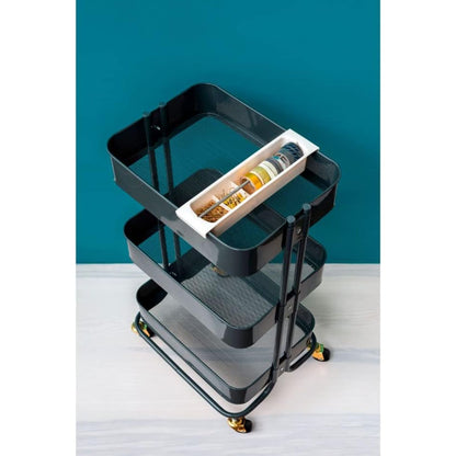 A La Cart Storage Cart Steel Blue / Carrito Organizador Azul Acero Almacenamiento y Organización We R Memory Keepers